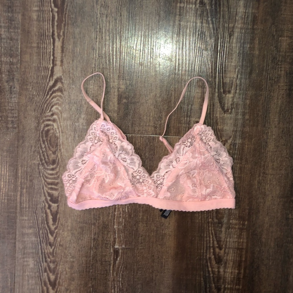 Talula | XS | pink lace bralette